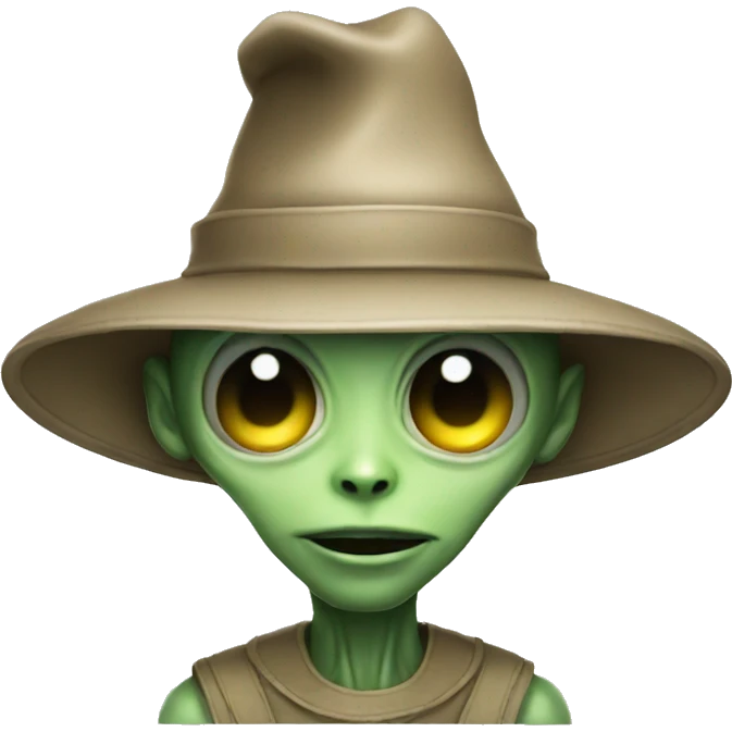Alien  with hat emoji