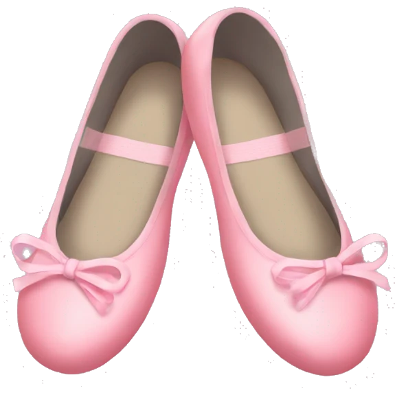 Pink ballet flats  emoji