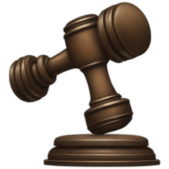 judge hammer emoji