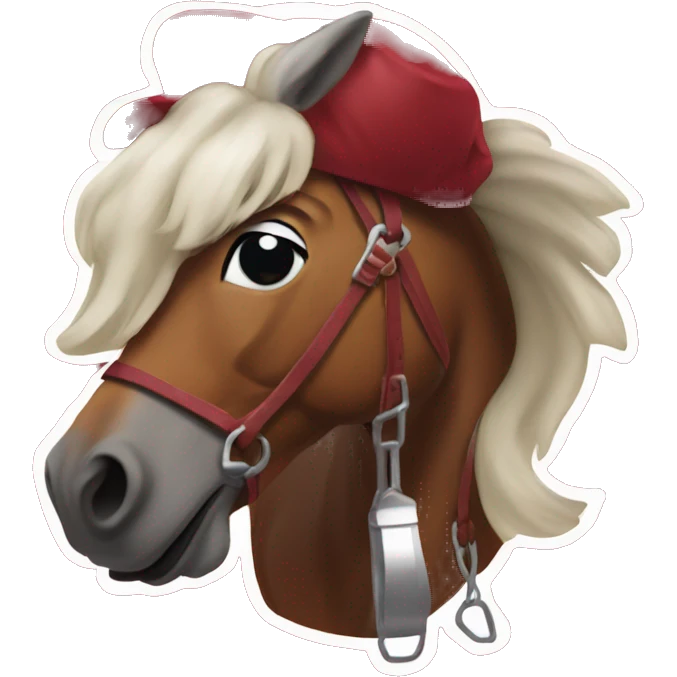 oklahoma sooners mascot as a horse emoji