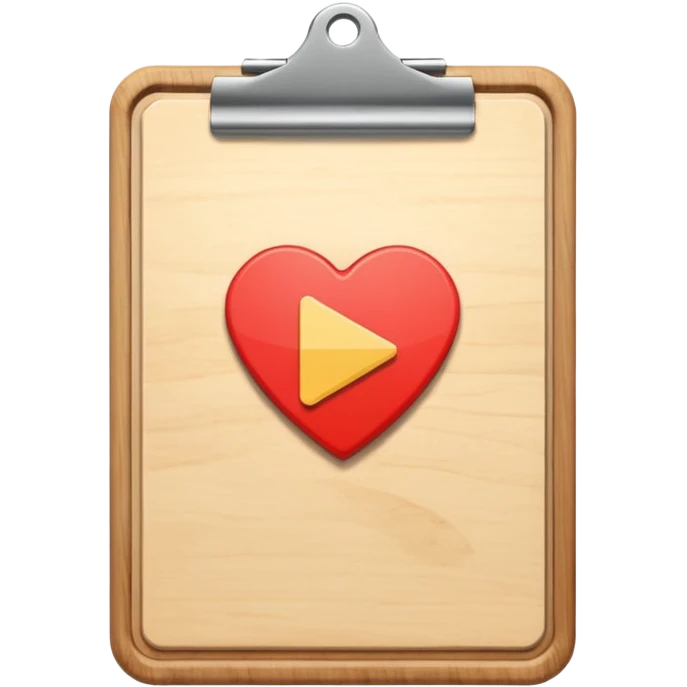 clipboard with a play button emoji