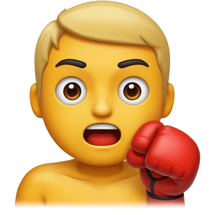 Getting Punched in the face emoji