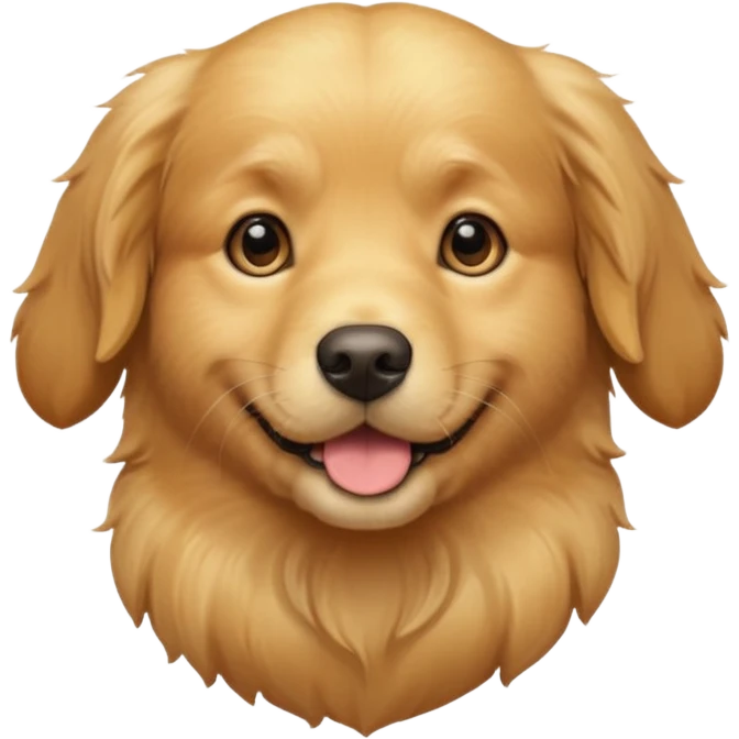 cute / godlen retriever emoji