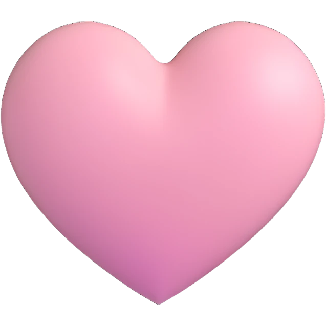 light pink heart emoji
