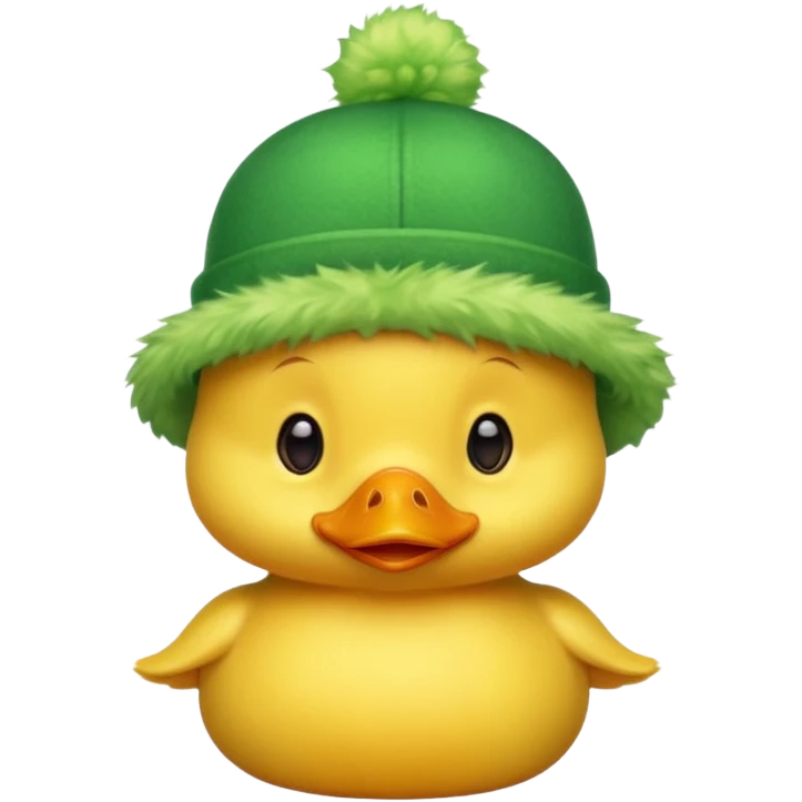green hats, baby duck emoji