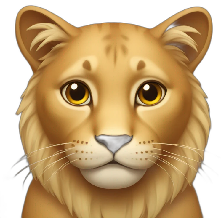 cat with lion body emoji