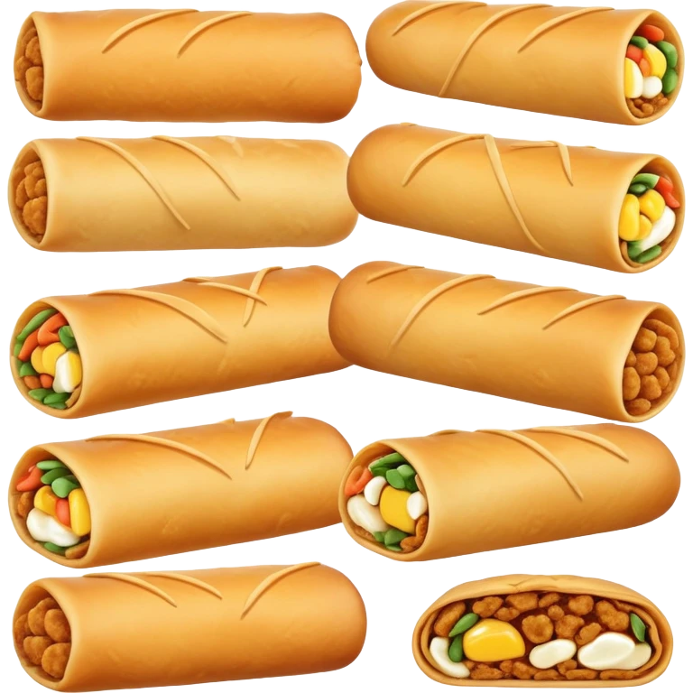 Chinese Egg roll emoji