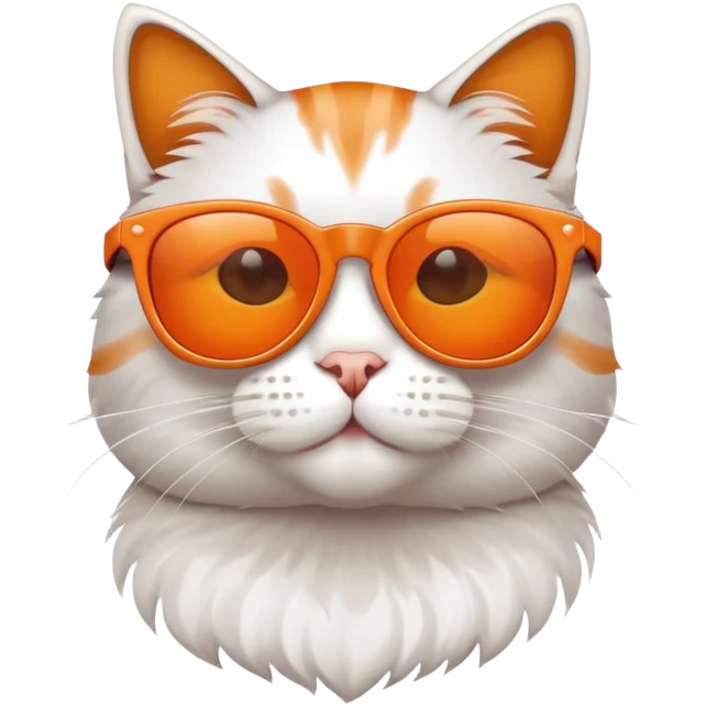 Cat wearing sunglasses emoji