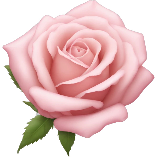 Light pink rose emoji