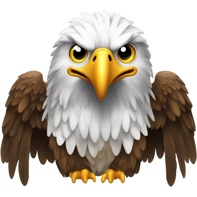 Eagle wiping sweat emoji