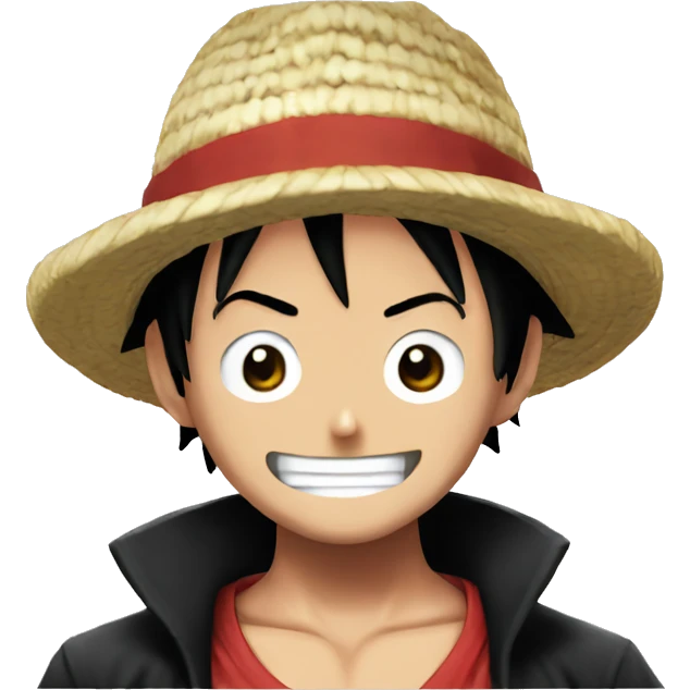 luffy from one piece emoji