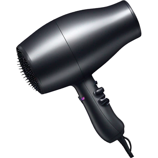 Hairdryer with diffuser for curly Hair emoji