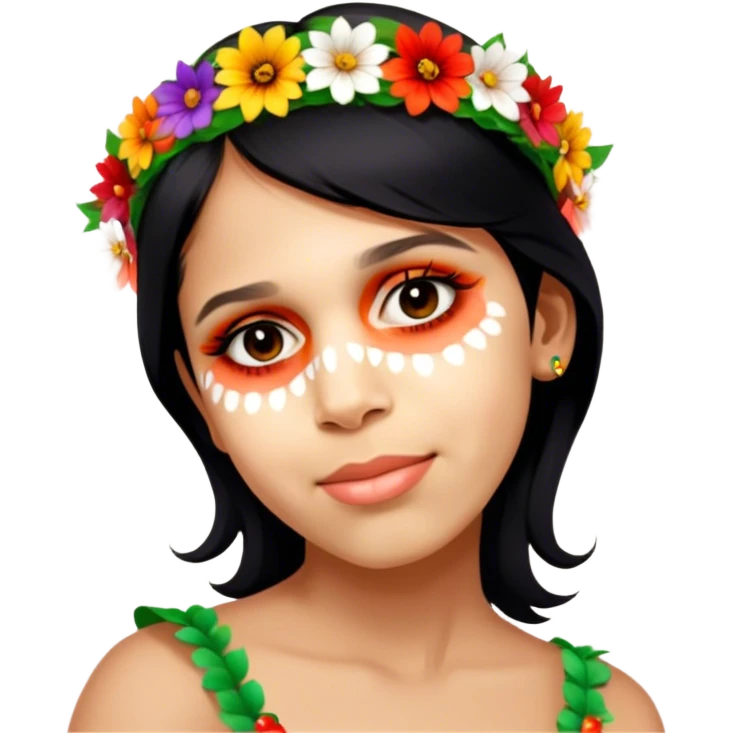 Flower-Crowned Dancer emoji