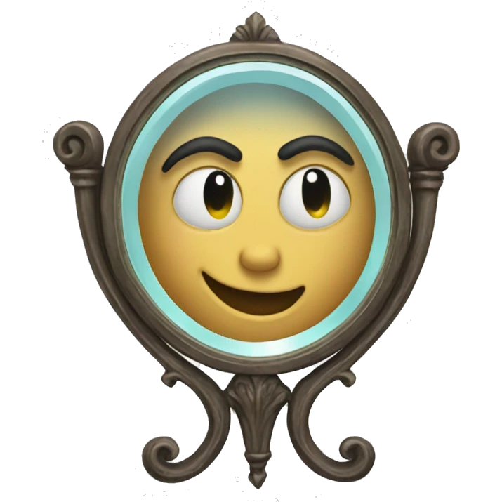 magic mirror emoji