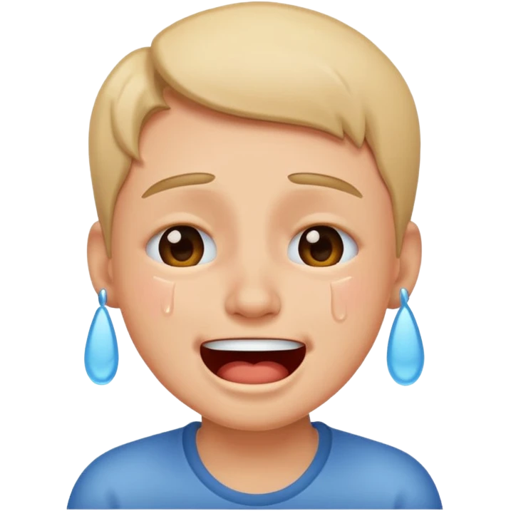 cry and laugh at the same time emoji