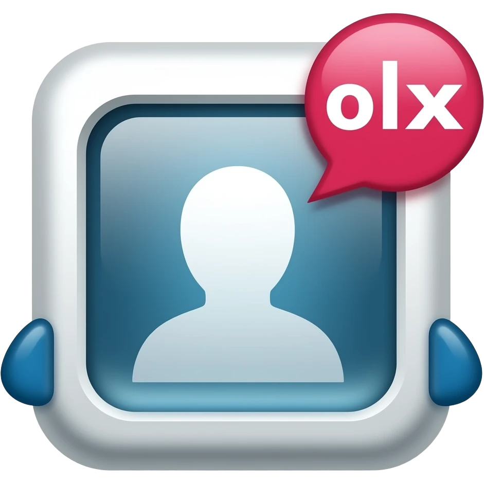 icono simple de contactos con notificacion emoji