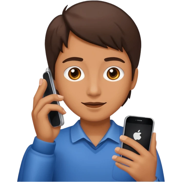 mobile user emoji