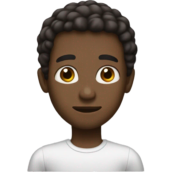 black boy with brown eyes dark blond hair very tall with acnee very skinny emoji