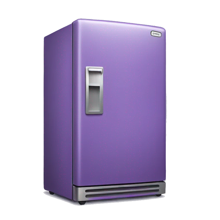 purple refrigerator  emoji
