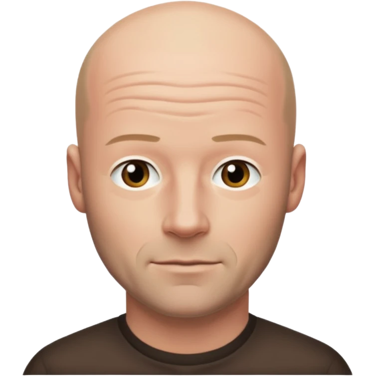 Alan Shearer bald emoji