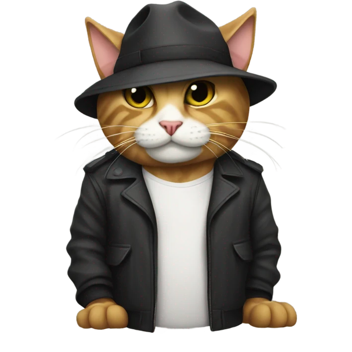 Gangster cat emoji