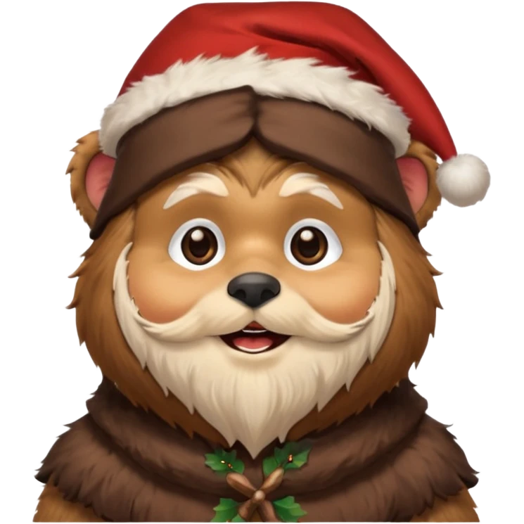 ewok santa emoji