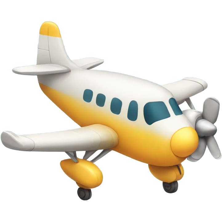 Cute airplane emoji