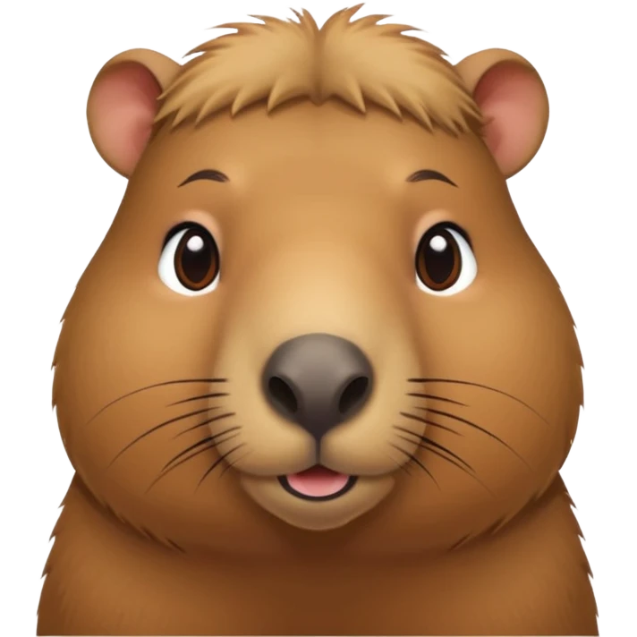 Capibara tierno enamorado emoji