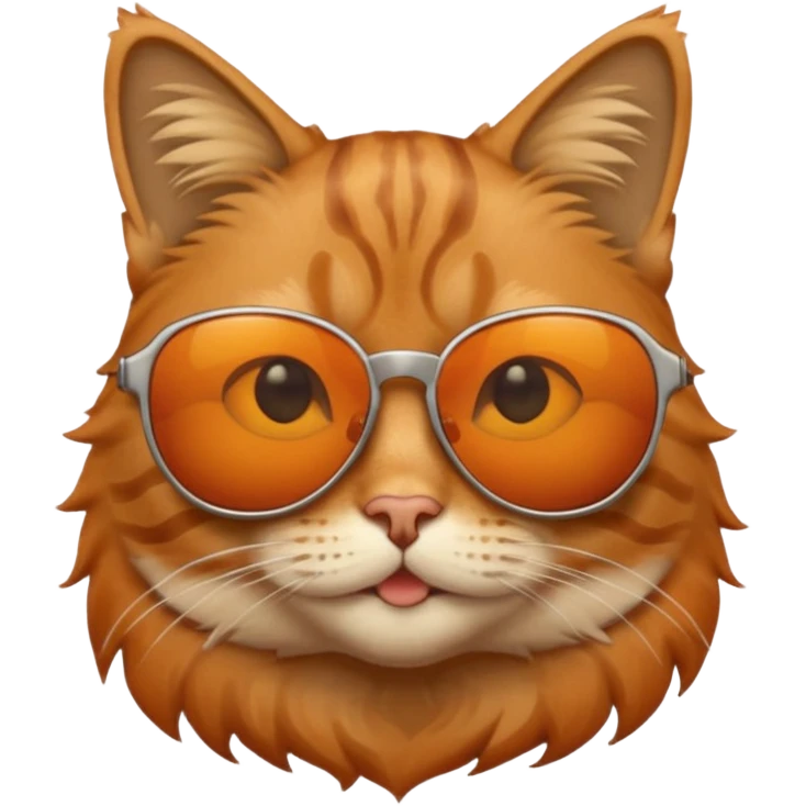 Cat wearing sunglasses emoji