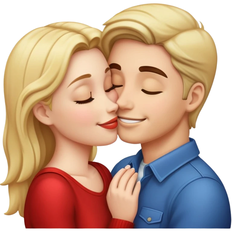 Pareja besándose  emoji