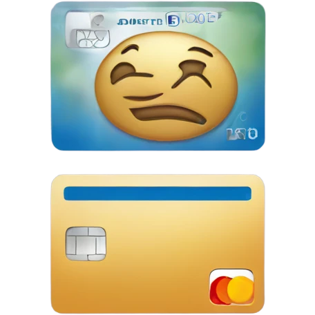 Debit card emoji