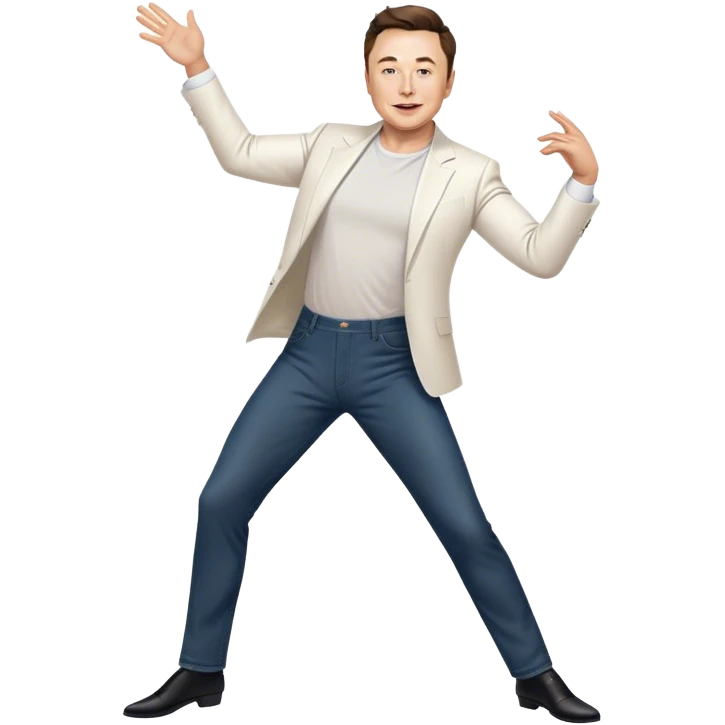 Elon musk dancing emoji