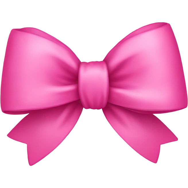 Pink bow  emoji
