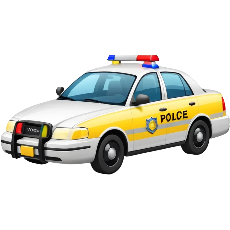 police car crime scene emoji