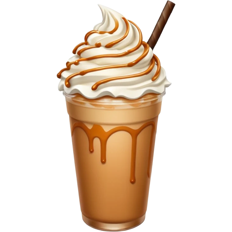 Caramel Frappuccino  emoji