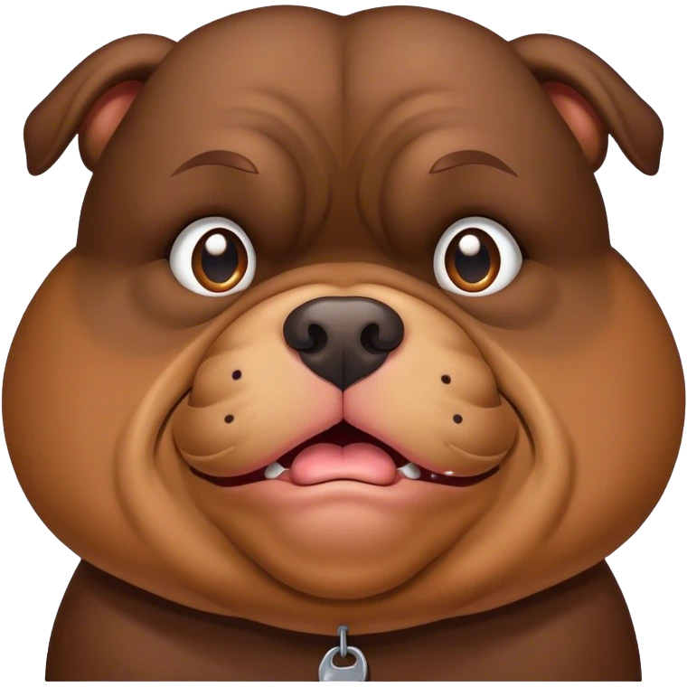 Bully xxl total brown  emoji