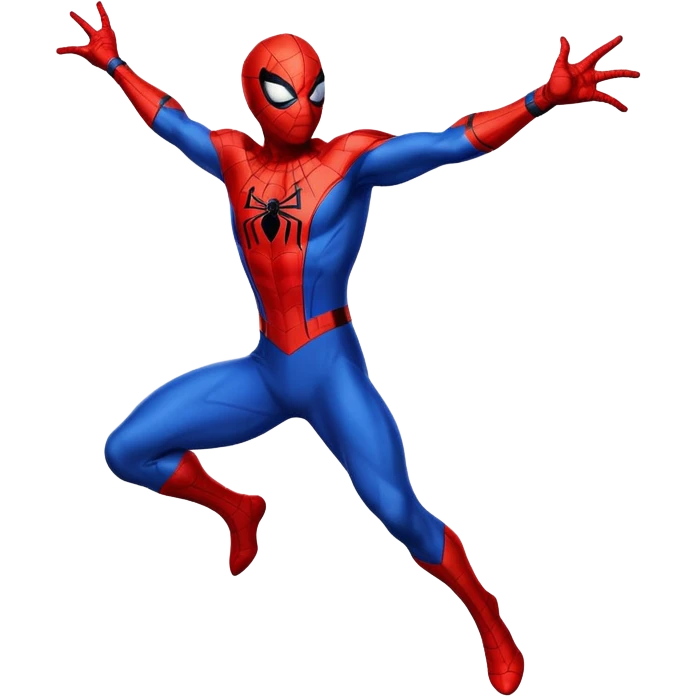 Spider-Man superhero in classic red and blue costume emoji
