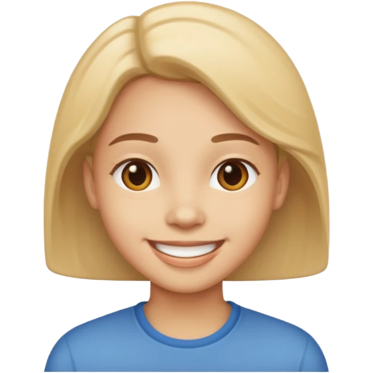 Generate a smiling emoji of this person please emoji