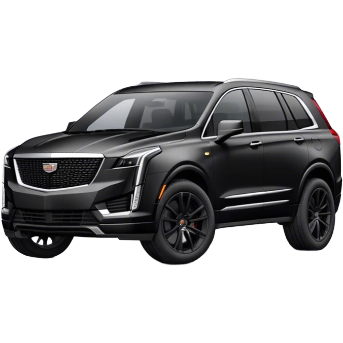 MATTE ALL BLACK CADILLAC XT6  emoji