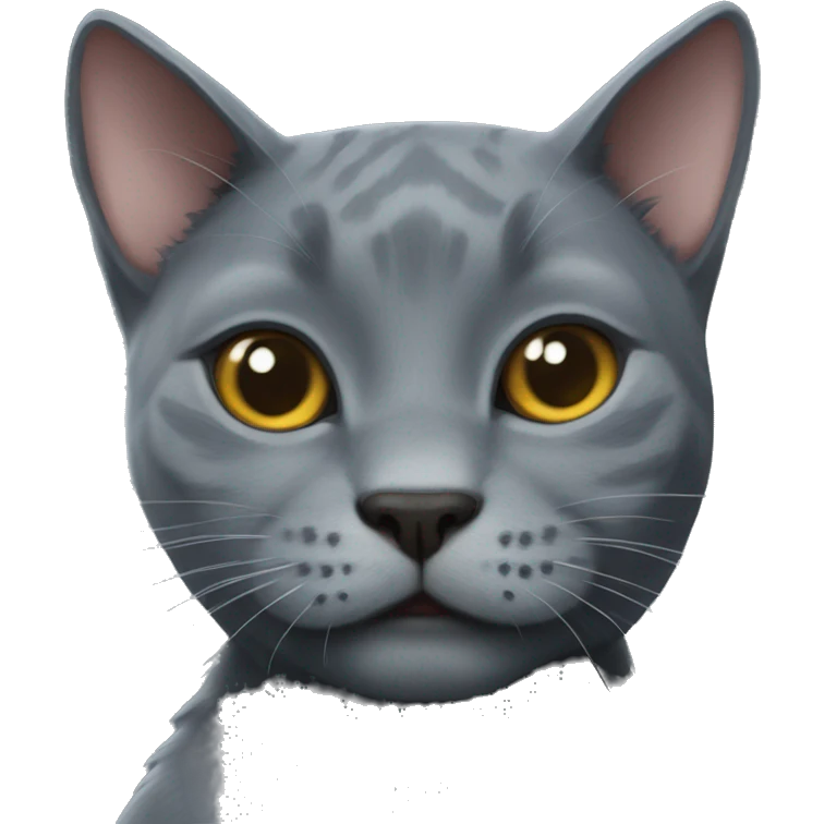 Godzilla Russian blue cat emoji