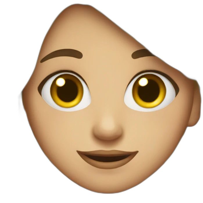 Silly girl emoji