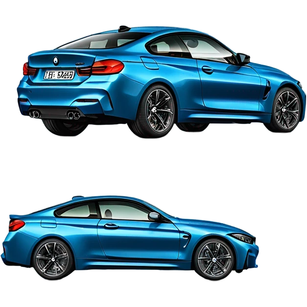 2020 BMW M430i G22 in arctic racing blue colour with the numberplate ‘CRYPTK’ emoji