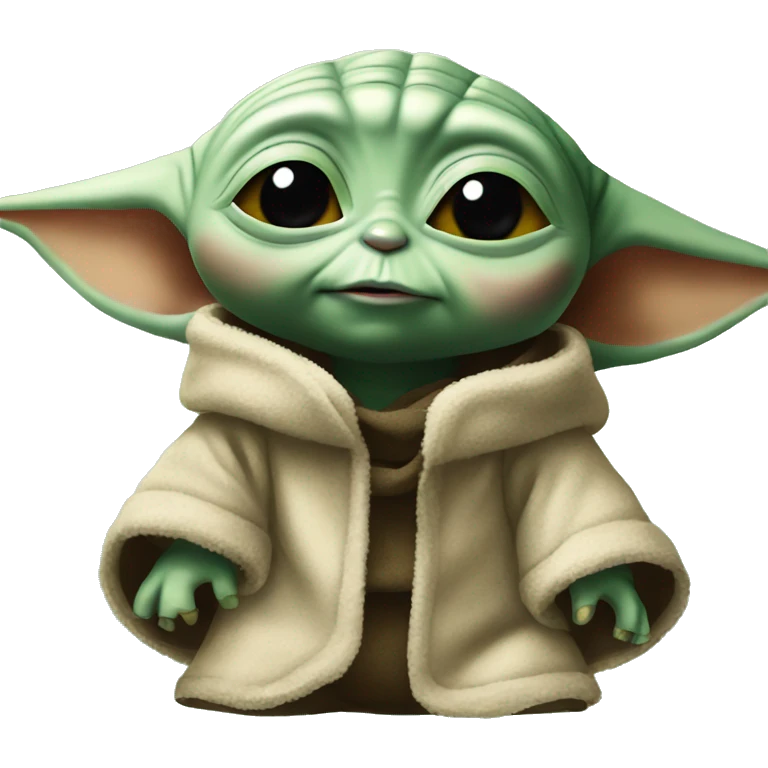 baby yoda say thanks emoji