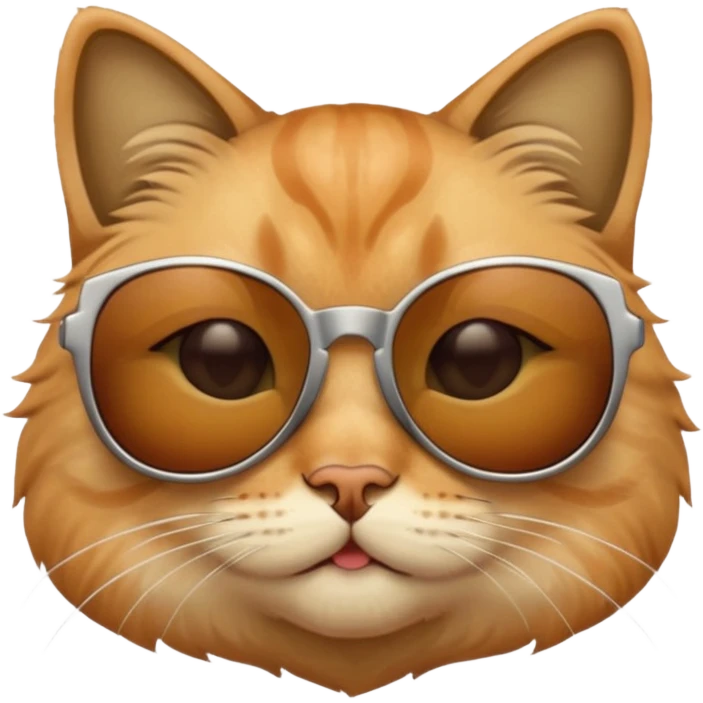 Cat wearing sunglasses emoji