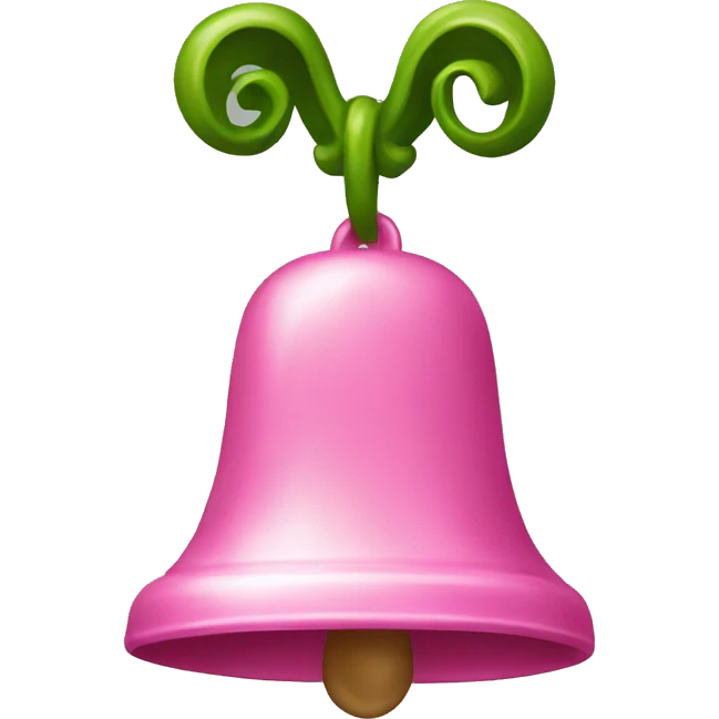 pink bell emoji