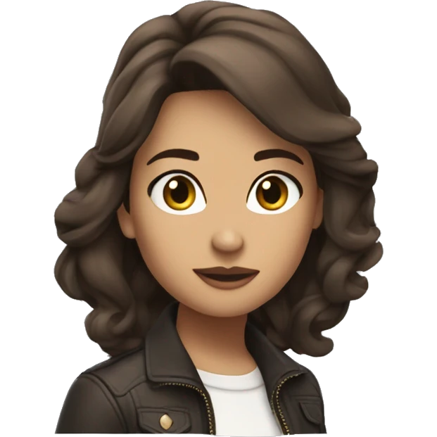Wynona Ryder brown hair emoji