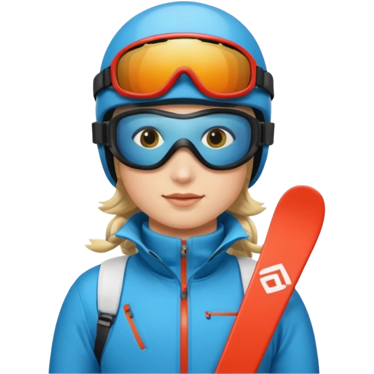  Ski man emoji