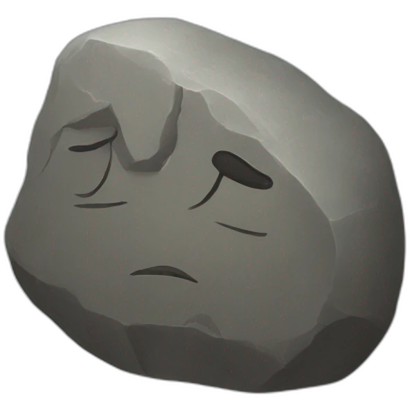 Rock emoji