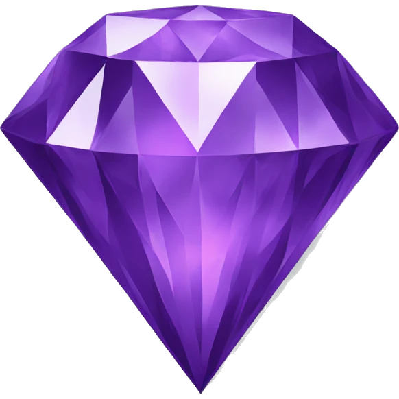 Purple diamond  emoji