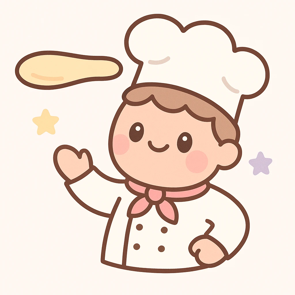 smiling Italian chef spinning pizza dough emoji